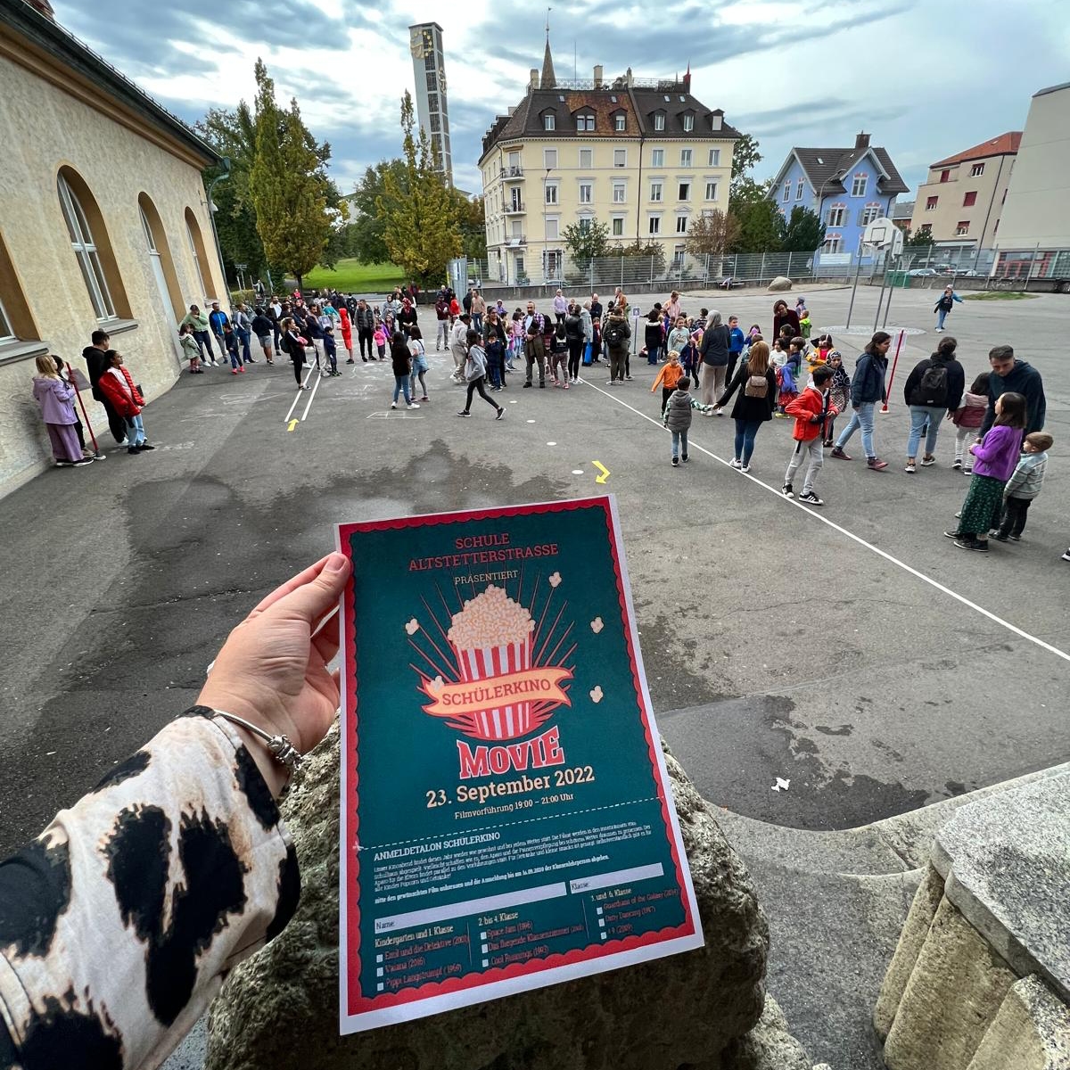 Kinoabend im Schulhaus